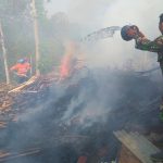 Bakar Sampah, Rumah Penjual Kayu Nyaris Ludes Terbakar
