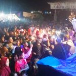 Penutupan Robok-Robok di Punggur Kecil, Ribuan Warga Tonton Aksi Panggung Happy Asmara