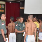 Gelar Sidang Parade, Korem 121/Abw Cari Calon Prajurit yang Berkualitas
