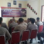 Gelar Anev Mingguan, Kapolsek Minta Jajarannya Tingkatkan Kinerja