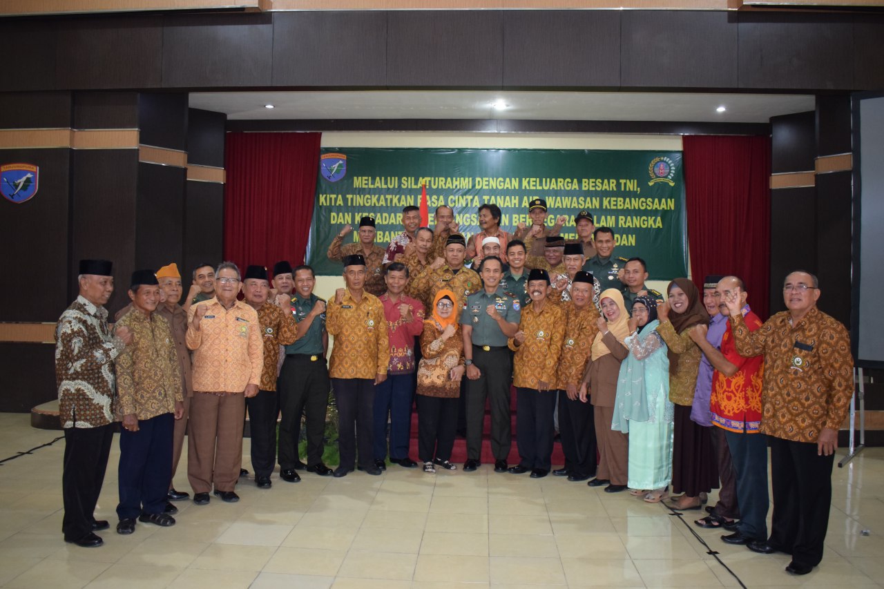 Jaga Silaturahmi dengan KBT, Ini Pesan Danrem 121/Abw