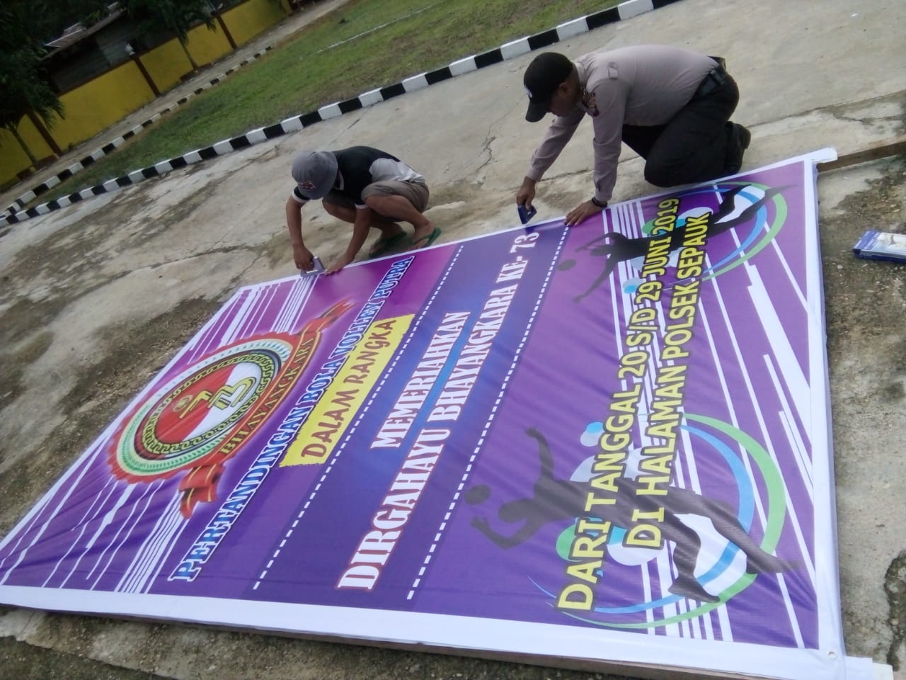 1 Juli, Puncak HUT Bhayangkara ke-73 Dipusatkan di Polsek Sepauk