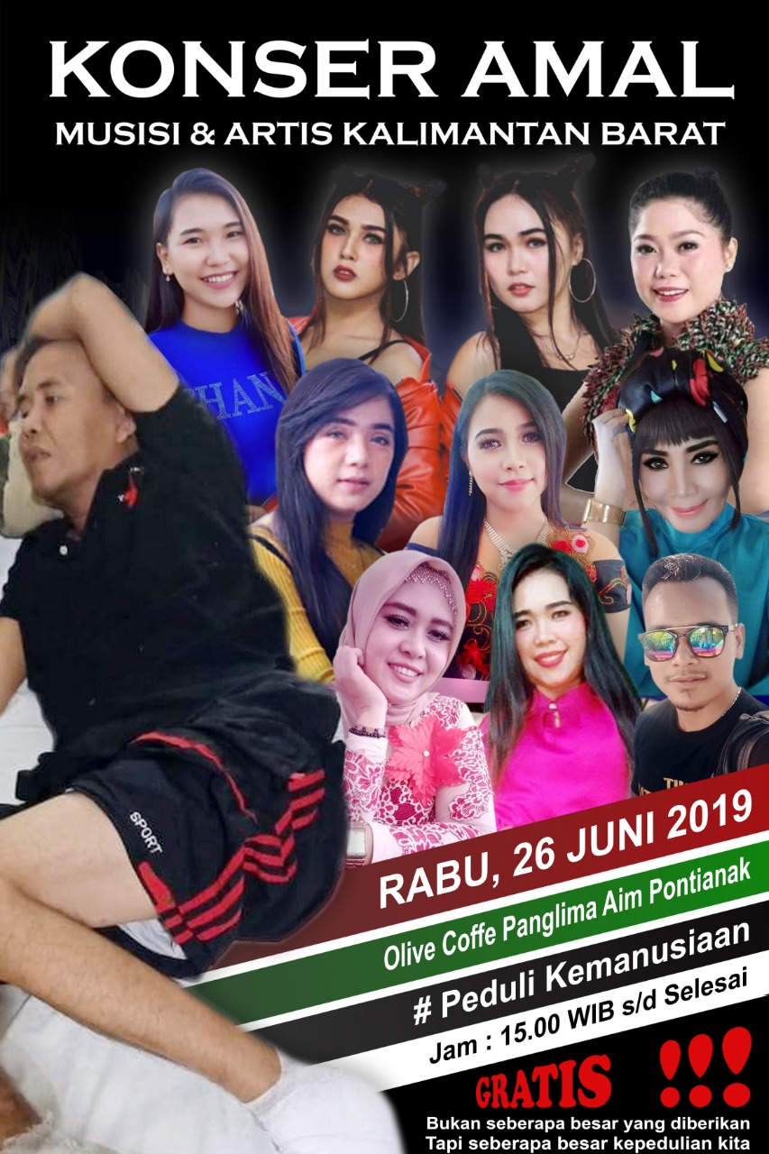 Galang Dana, Musisi dan Artis Kalbar Gelar Konser Amal