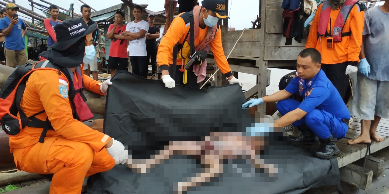 Bocah 10 Tahun Ditemukan Mengapung dan Tersangkut di Lanting Warga Sungai Putih