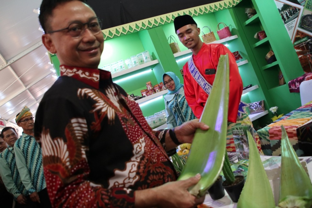 Tamrin Takjub Lihat Pelepah Lidah Buaya Jumbo