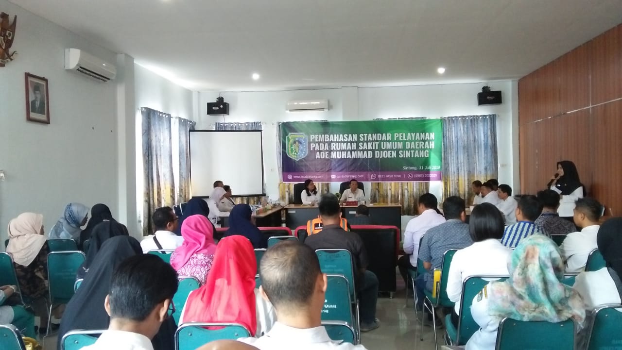 21 Standar Pelayanan Minimal RSUD Ade M Djoen Ditetapkan