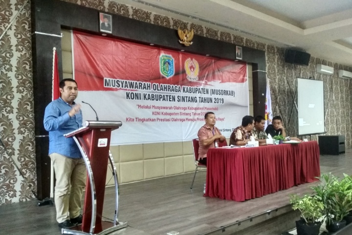 Terpilih, Ini Program Kerja Utama Ketua KONI Sintang yang Baru