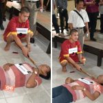 Rekontruksi Pembunuhan Purwanto, Adegan 5 dan 6 Tunjukan Cara Pelaku Bunuh Korban