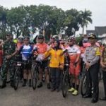 Hj Erlina Sambut Ratusan Peserta Tour Of Merdeka