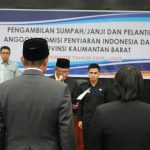 Lantik Komisoner KPID, Gubernur Minta Jalankan Jalankan Tupoksi dengan Independen
