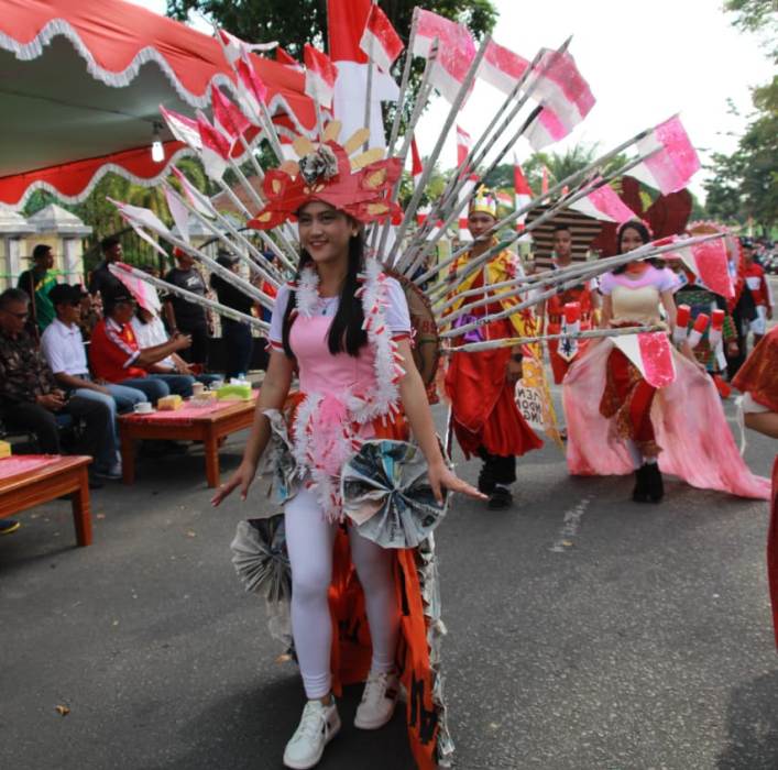 Karnaval HUT RI ke-74 Munculkan SDM yang Unggul