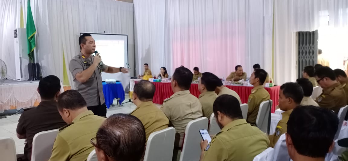 Rakor Karhutla, Paparan Kapolres Bikin Kades Kecewa dan Tersinggung