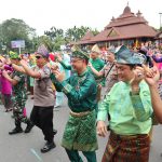 10 ribu Orang Menari Jepin di Hari Jadi Kota Pontianak ke-248