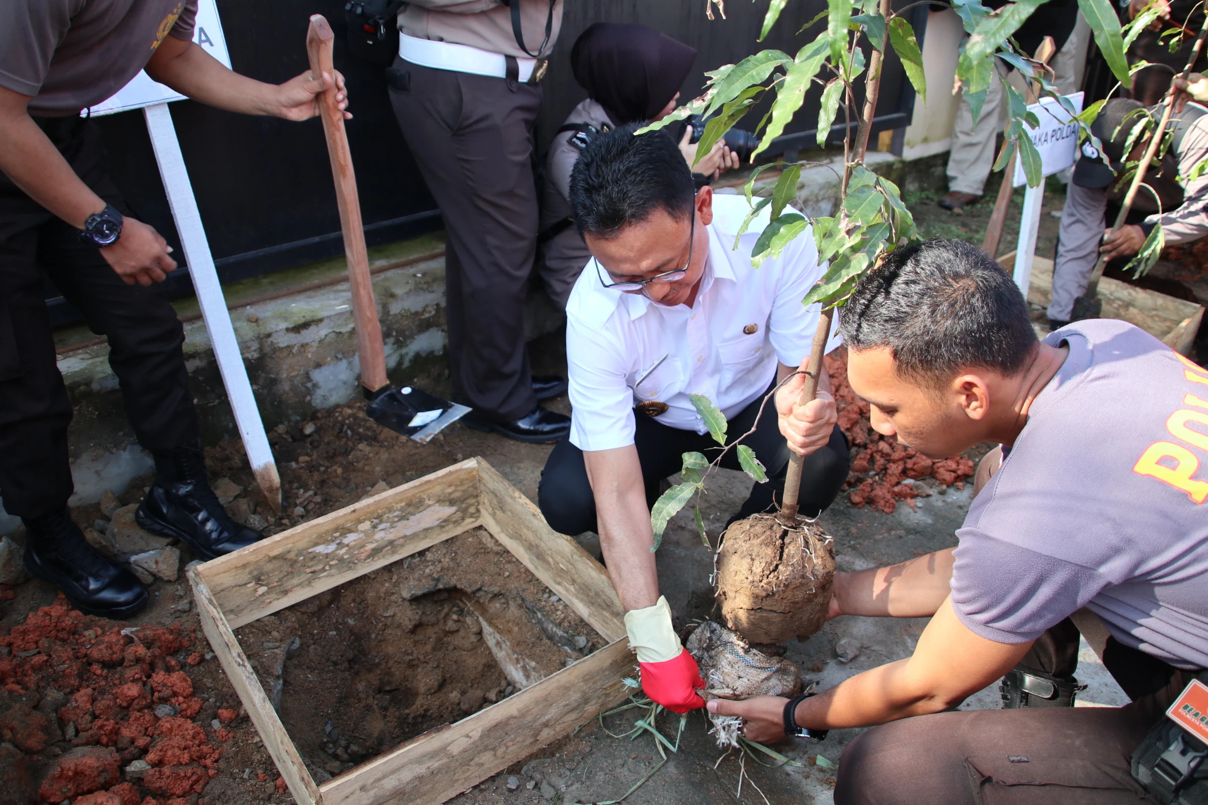 Edi Kamtono Apresiasi Polri Peduli Penghijauan