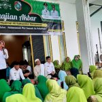 Jalin Silaturahmi, Bupati Erlina Hadiri Pengajian Akbar Muslimat NU