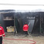 5 Kios di Kawasan Simpang Lima Sintang Terbakar