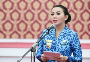 Evaluasi Hasil SPBE 2019 Meningkat, Bupati Karolin Minta OPD Bekerjasama