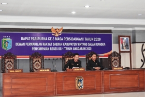 8 Fraksi DPRD Sintang Sampaikan Hasil Reses Pertama