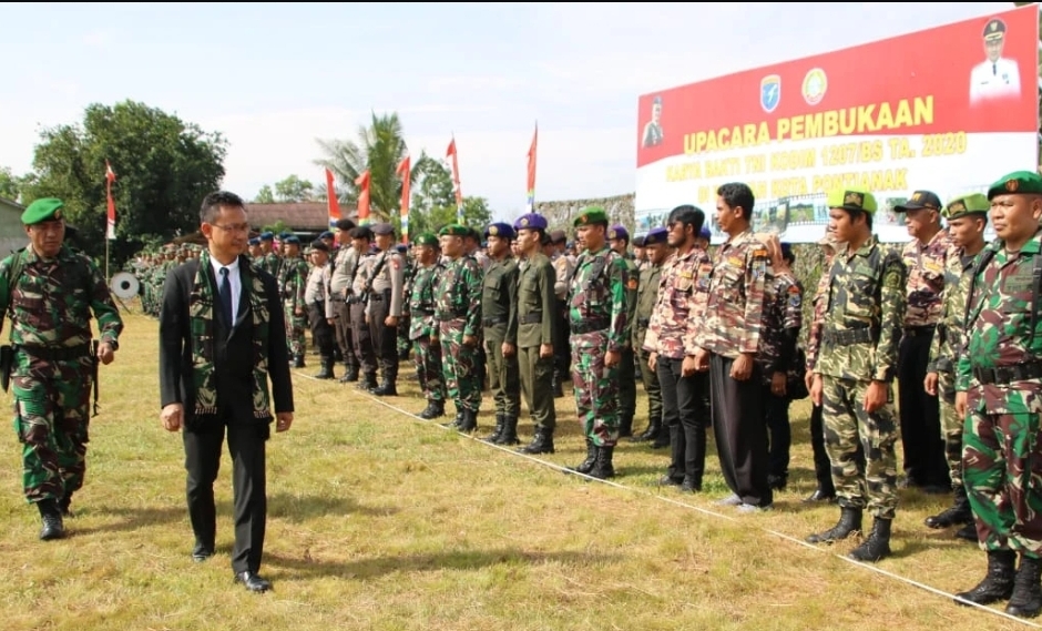 Lewat Karya Bhakti TNI, Pemkot dan Kodim 1207/BS Bangun Infrastruktur