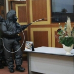 Cegah Covid-19, Ruang Kerja Gubernur dan Wagub Kalbar Disterilkan dengan Disinfektan