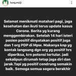 Bang Midji Update Corona Kalbar Hari Ini: 1 Positif dan 1 Warga Mempawah PDP