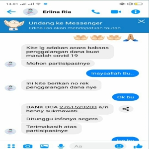 Akun Facebook Dikloning, Bupati Erlina Minta Masyarakat untuk Tidak Percaya!!!
