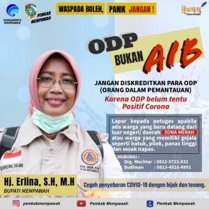 Jangan Diskreditkan Orang yang Masuk Status ODP