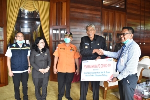 Sintang Terima 50 APD dari BNI