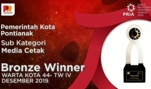 Majalah Warta Kota Milik Pemkot Raih Penghargaan PR Indonesia Award