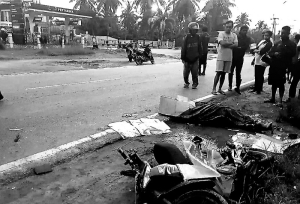 Diduga Mengantuk, Warga Desa Antibar Tewas Ditabrak Mobil Box