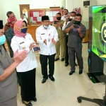 Langkah Menuju Smart City, Bupati Erlina dan Ketua Dewan Launching Aplikasi “Siswan”
