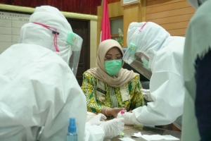 Bupati Mempawah dan 154 ASN Jalani Rapid Test, Lega Hasilnya Nonreaktif
