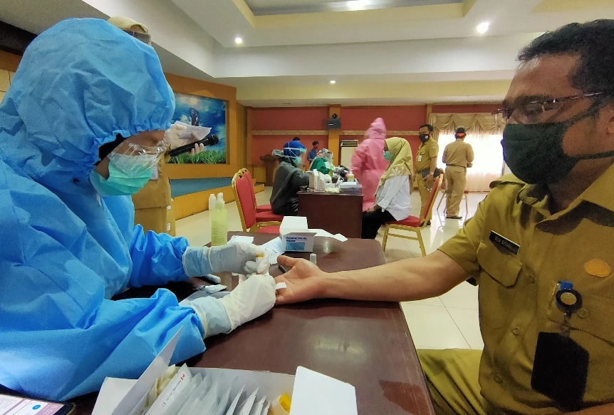 Lagi, 430 ASN Pemkot Pontianak Jalani Rapid Test