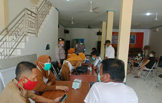 Gugus Tugas Covid-19 Mempawah Rapid Test 30 Warga Purun Besar