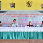 Sintang Sosialisasikan Perbub Nomor 18 Tahun 2020