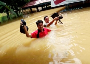 Air Sungai Kayan dan Tebidah Meluap, Tiga Desa di Kayan Hulu Terendam Banjir