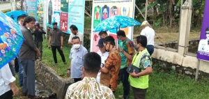 BPJN Kalbar dan PUPR Landak Tinjau Drainase Kota Ngabang