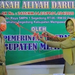 Bupati Erlina Apresiasi Pembangunan MA Darul Ulum dengan Swadaya