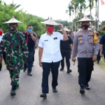 Hari Bhayangkara ke-74, Polres Landak dan Pemkab Landak Bangun Desa Tangguh Nusantara