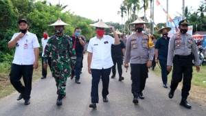 Hari Bhayangkara ke-74, Polres Landak dan Pemkab Landak Bangun Desa Tangguh Nusantara