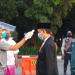 Shalat Ied di Depan Kantor Wali Kota Sesuai Protokol Kesehatan