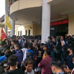 Tolak UU Ciptaker, Mahasiswa dan Pemuda Mempawah Seruduk DPRD Mempawah