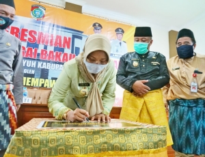 Kantor Desa Bakau Besar Laut Diresmikan, Bupati: Tolong Dirawat dan Dijaga dengan Baik!