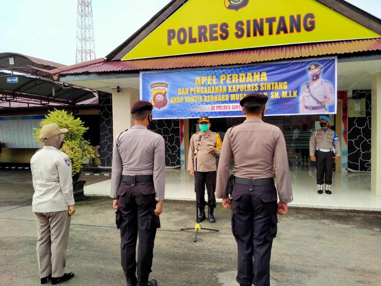 Apel Perdana, Inilah 3 Atensi Kapolres Sintang yang Baru