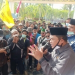 Ketua Dewan Mempawah Janji Kawal Aspirasi Tolak UU Ciptaker