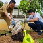 Hijaukan Kota Pontianak dengan Bunga Warna-warni