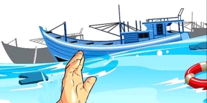 Diterjang Ombak 5 Meter, 15 Nelayan Mempawah Selamat