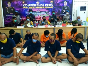 Operasi Pekat di Mempawah Jaring 227 Orang, 23 di Antaranya Ditahan