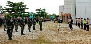 Rapat Pleno KPU Sintang Dijaga Ketat 315 Personel Gabungan