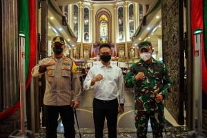 Forkopimda Pantau Sejumlah Gereja